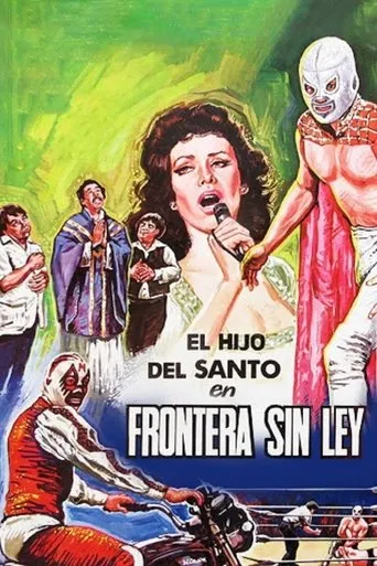 Póster de El hijo de Santo en frontera sin ley