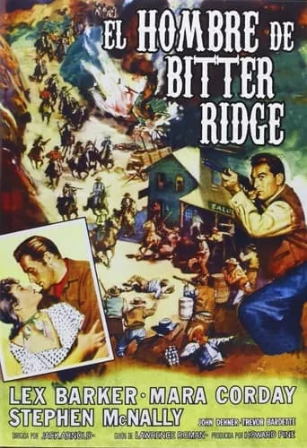 Póster de El hombre de Bitter Ridge (1955) con Bob Herron como Jim Hanley (uncredited)