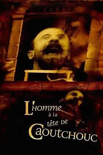 Póster de El hombre de la cabeza de goma (1901) con Georges Méliès como The Chemist / The India Rubber Head