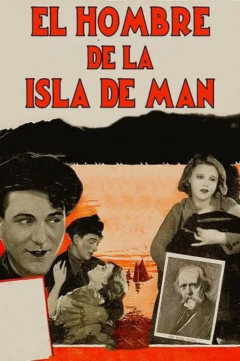 Póster de El hombre de la isla de Man (1929) con Malcolm Keen como Philip Christian