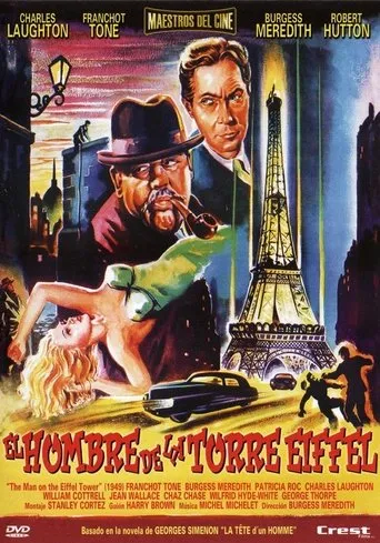 Póster de El hombre de la torre Eiffel (1949) con Chaz Chase como Waiter