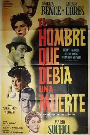 Póster de El hombre que debía una muerte