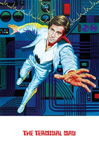 Póster de El hombre terminal (1974) con Steve Kanaly como Edmonds