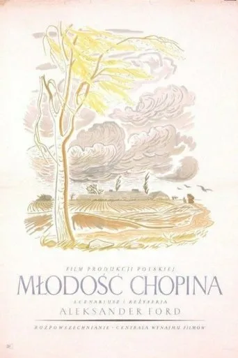 Póster de El joven Chopin (1952) con Henryk Modrzewski como Police Inspector (uncredited)