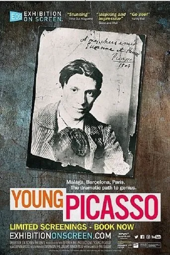 Póster de El Joven Picasso (2019) con Pablo Picasso como Self (archive footage)