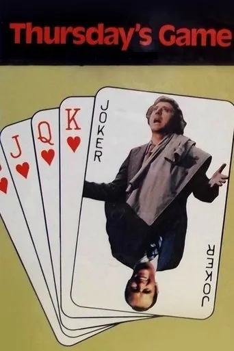 Póster de El juego del Jueves (1974) con Robert Sampson como Dave