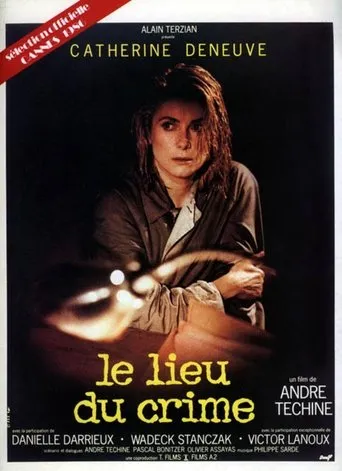 Póster de El lugar del crimen (1986) con Claire Nebout como Alice