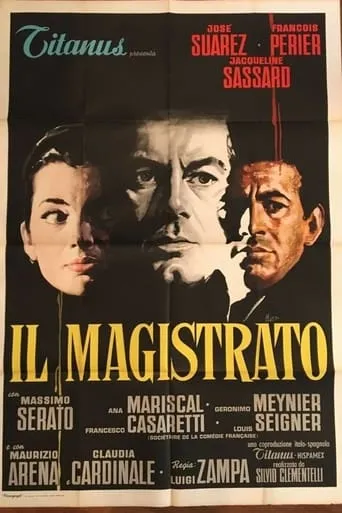Póster de El magistrado (1959) con Ana Mariscal como Emilia