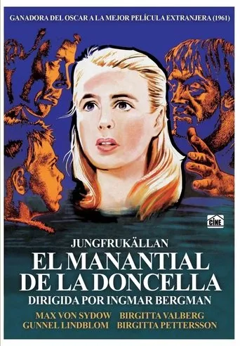 Póster de El manantial de la doncella (1960) con Tor Isedal como Mute Herdsman