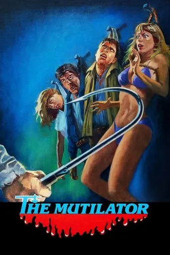 Póster de El mutilador (1985) con Frances Raines como Linda