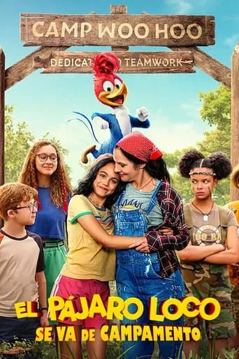 Póster de El Pájaro Loco ¡Lío en el campamento!