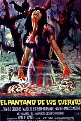 Póster de El pantano de los cuervos