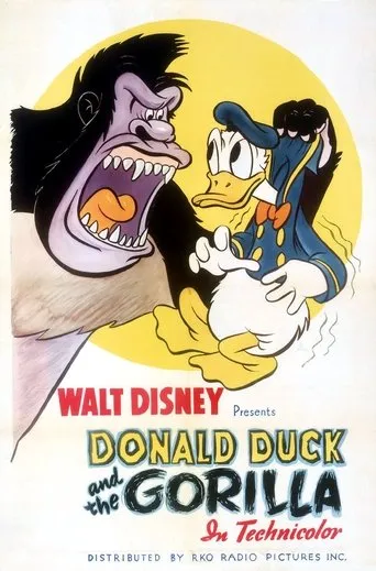 Póster de El Pato Donald: Donald y el gorila (1944) con Clarence Nash como Donald Duck / Huey /  Louie / Dewey (voice) (uncredited)