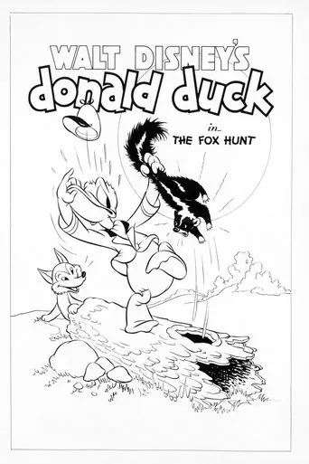 Póster de El Pato Donald: La caza del zorro