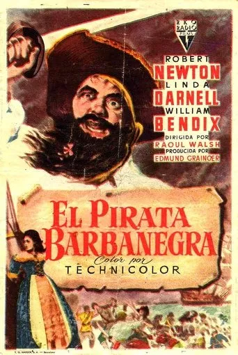 Póster de El pirata Barbanegra