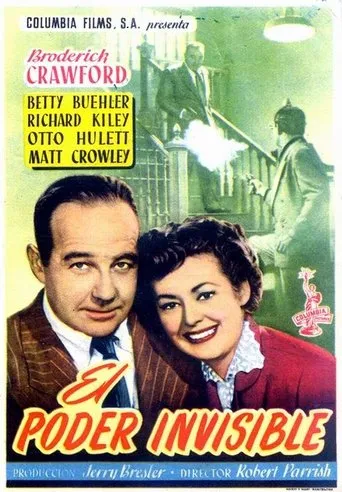 Póster de El poder invisible (1951) con Jean Alexander como Doris Clancy