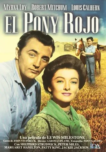 Póster de El pony rojo (1949) con Shepperd Strudwick como Mr. Fred Tiflin