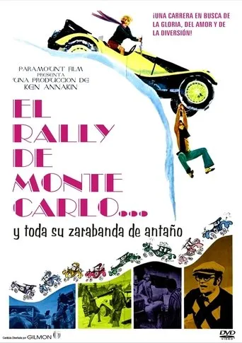Póster de El rally de Montecarlo y toda su zarabanda de antaño (1969) con Susan Hampshire como Betty