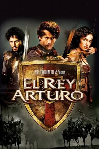 Póster de El rey Arturo (2004) con Bosco Hogan como Bishop Decoy