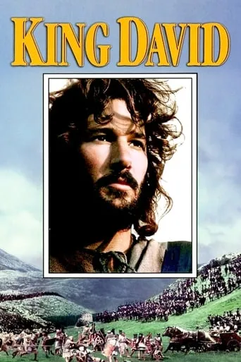 Póster de El Rey David (1985) con John Castle como Abner