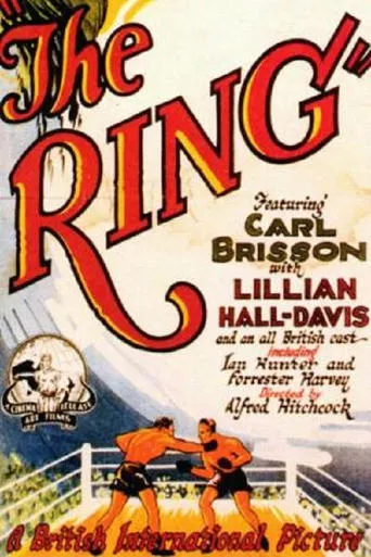 Póster de El ring (1927) con Carl Brisson como 'One Round' Jack Sander