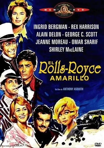 Póster de El Rolls Royce amarillo (1964) con Michael Hordern como Harnsworth