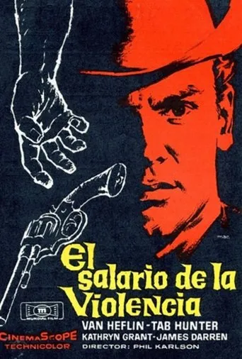 Póster de El salario de la violencia (1958) con Mickey Shaughnessy como Deputy Sheriff Will Motely
