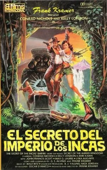 Póster de El secreto del imperio de los Incas (1987) con Anna Karin como Savage (as Ann Karin)