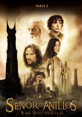 Póster de El señor de los anillos: Las dos torres (2002) con Calum Gittins como Haleth