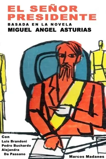 Póster de El señor presidente