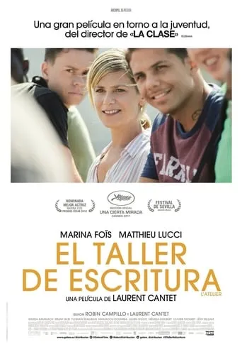 Póster de El taller de escritura (2017) con Marina Foïs como Olivia Dejazet