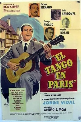 Póster de El tango en París