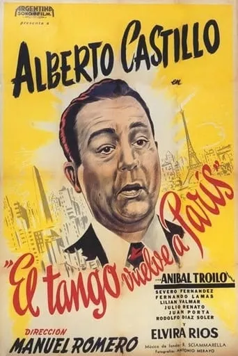 Póster de El tango vuelve a París