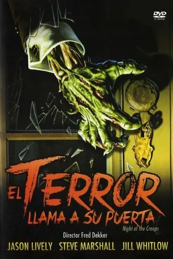 Póster de El terror llama a su puerta (1986) con Alice Cadogan como Pam