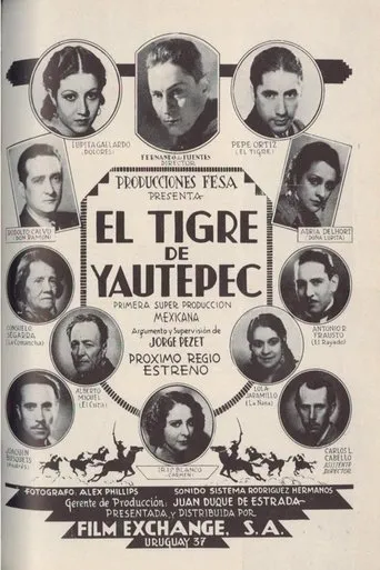 Póster de El tigre de Yautepec