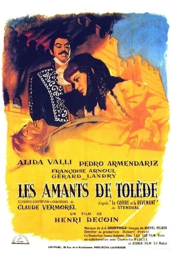 Póster de El tirano de Toledo (1953) con Françoise Arnoul como Sancha