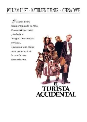 Póster de El turista accidental (1988) con Geena Davis como Muriel Pritchett