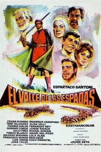 Póster de El valle de las espadas