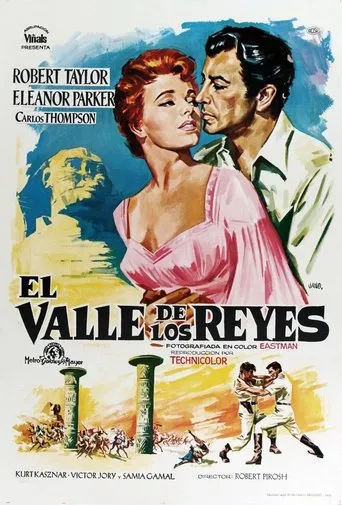 Póster de El valle de los reyes (1954) con Laurette Luez como Native Girl