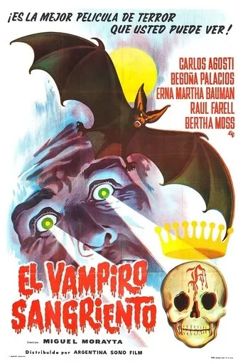 Póster de El vampiro sangriento