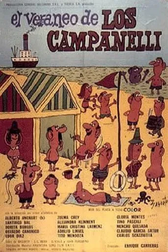 Póster de El veraneo de los Campanelli