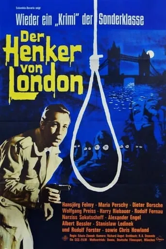 Póster de El verdugo de Londres (1963) con Maria Perschy como Ann Barry