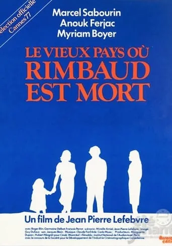 Póster de El viejo país donde Rimbaud murió