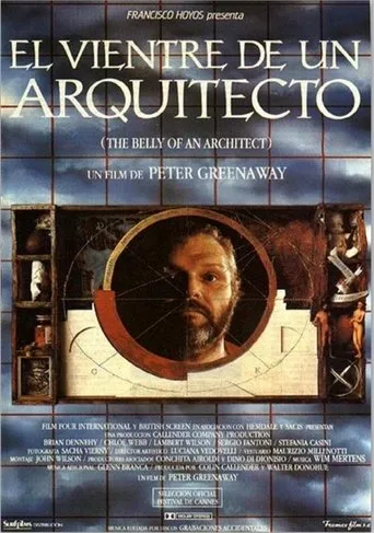 Póster de El vientre de un arquitecto (1987) con Lambert Wilson como Caspasian Speckler