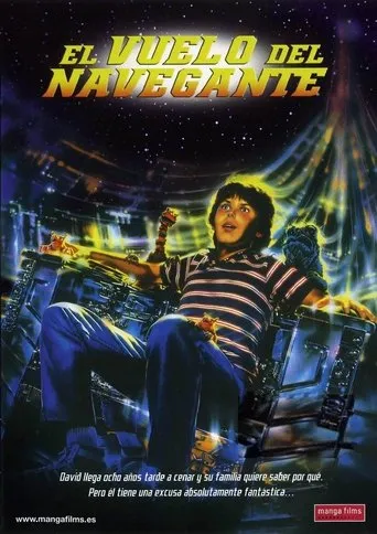 Póster de El vuelo del navegante (1986) con Matt Adler como Jeff (16 years)