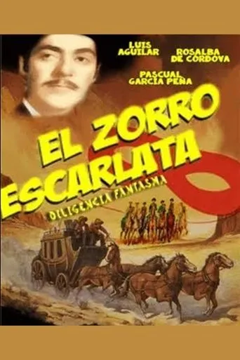 Póster de El zorro escarlata en diligencia fantasma