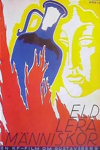 Póster de Eld, lera och människor