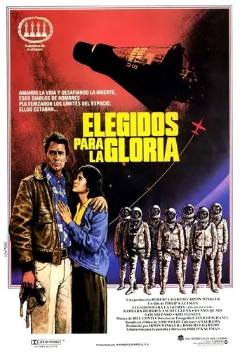 Póster de Elegidos para la gloria (1983) con David Clennon como Liaison Man