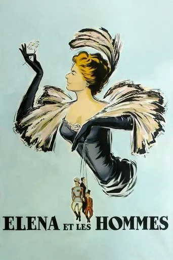 Póster de Elena y los hombres (1956) con Mirko Ellis como Marbeau