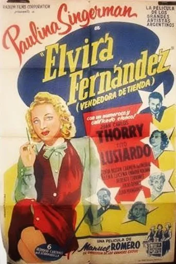 Póster de Elvira Fernández, vendedora de tienda